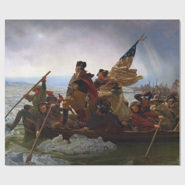 Papel De Presente Travessia do Delaware 1776: General George Washing (Aberto)