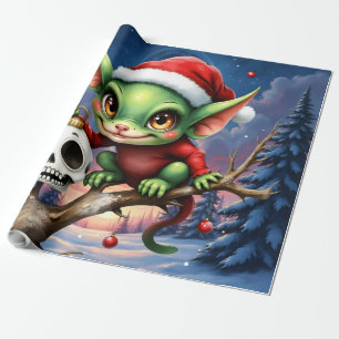 Papel De Presente Travessuras Alegres – O Pequeno Elfo de Natal.