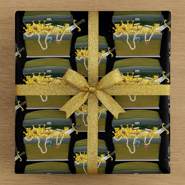 Papel De Presente Treasure Chest (Criador carregado)