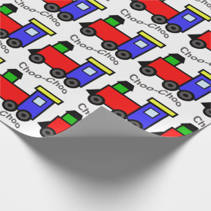 Papel De Presente Trem de Choo-Choo