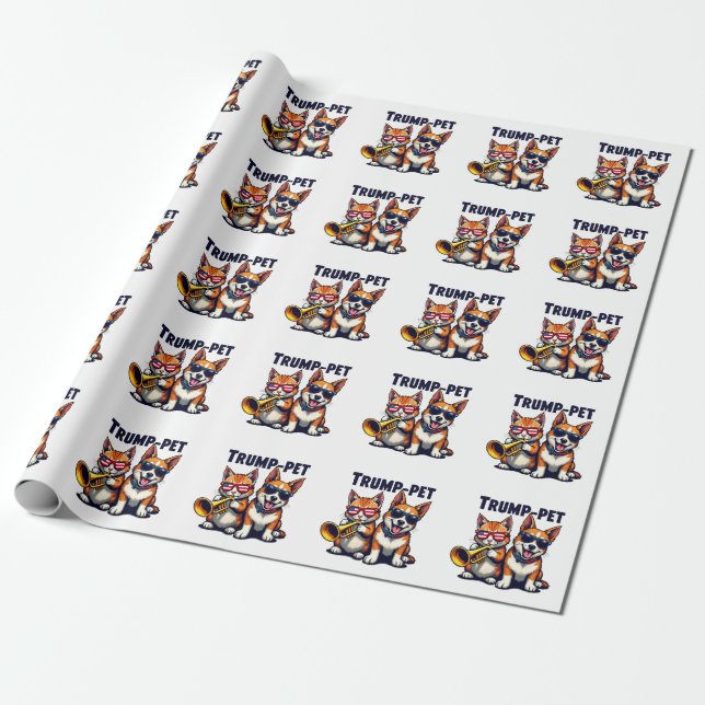 Papel De Presente Tremor Torna Os Pets Seguros Novamente (Desenrolado)