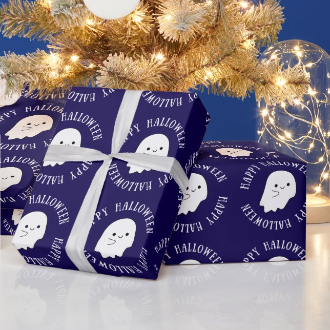 Papel De Presente Trendy Happy Halloween Ghost Gift (Feriados)