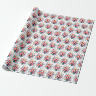Papel De Presente Trendy Wildflowers Beautiful Luxury Collection