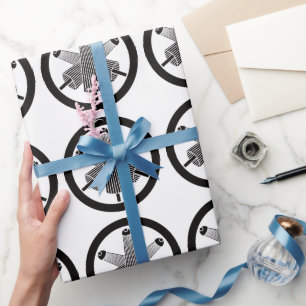 Papel De Presente Três guarda-chuvas, escalonados em círculo