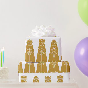 Papel De Presente Três Sábios