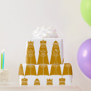 Papel De Presente Três sábios