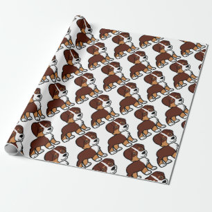Papel De Presente tri desenhos animados vermelhos australianos