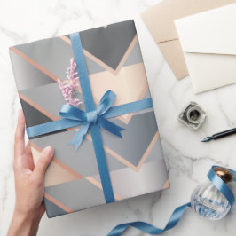 Papel De Presente Triângulos Modernos