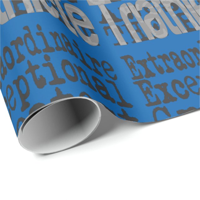 Papel De Presente Triathlete Extraordinaire (Ponta do rolo)