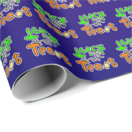 Papel De Presente Trick ou Treat no Halloween