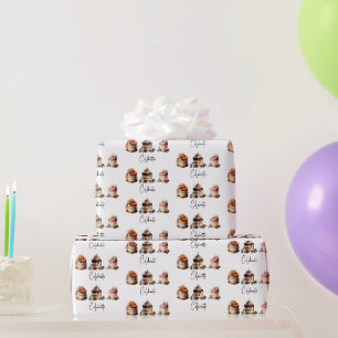 Papel De Presente Trio de Bolo de Celebração