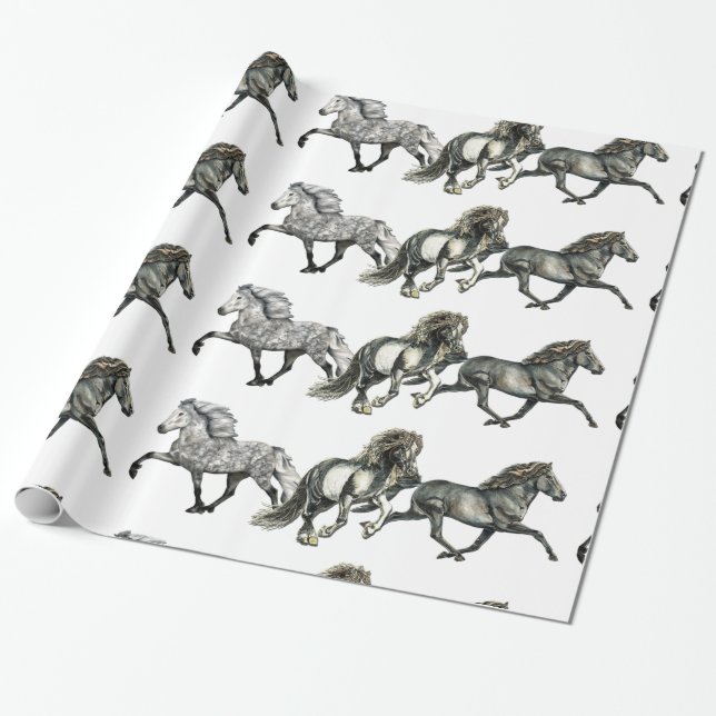 Papel De Presente Trio de islandeses (Desenrolado)