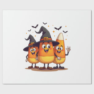 Papel De Presente Trío de Milho Doce - Personagens Engraçados de Hal