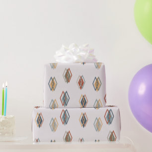 Papel De Presente Triplo Diamantes