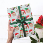 Papel De Presente Tripulação de Natal Personalizada com Seis Fotogra<br><div class="desc">**Role para baixo para ver a foto Como ir para baixo!** Este engraçado e muito feliz papel de embrulho de presente de Natal irá deleitar seus amigos e família ao personalizá-lo com as fotos de seus filhos, pais, amigos e até mesmo animais de estimação, colocando todo o elenco louco de...</div>