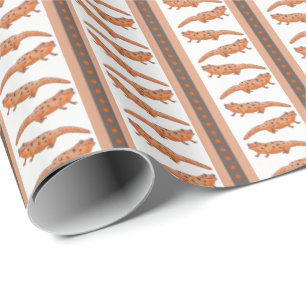 Papel De Presente Tritão de manchas vermelhas