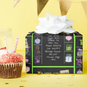 Papel De Presente Trivia do Ano Aniversário de 1972