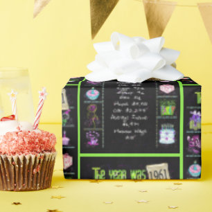 Papel De Presente Trivia do Ano de Aniversário de 1961