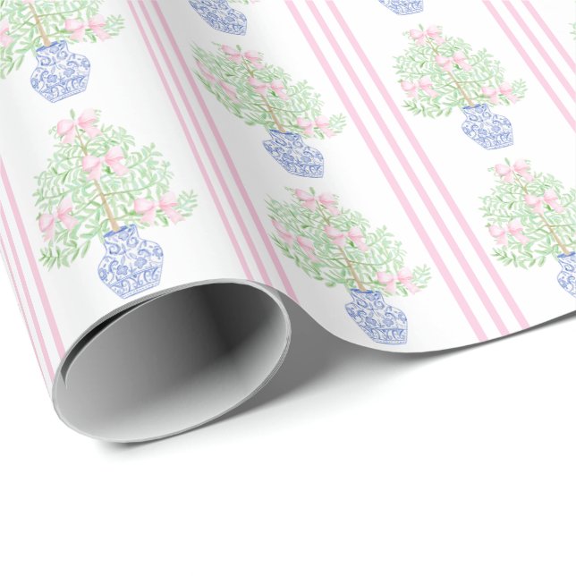 Papel De Presente Troia de papoila do milênio da árvore de Natal (Ponta do rolo)