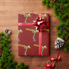 Papel De Presente Trombone Stickman