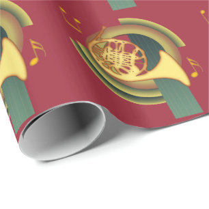 Papel De Presente Trompa francesa de Deco