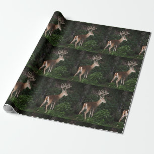 Papel De Presente Trophy White Buck Em Velvet