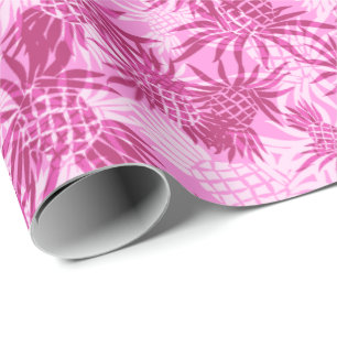 Papel De Presente Tropical de Pineapple Camo Hawaiian