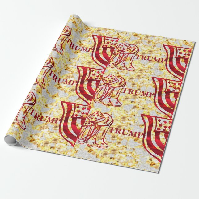 PAPEL DE PRESENTE TRUMP (Desenrolado)