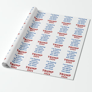 Papel De Presente Trump 2024