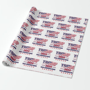 Papel De Presente Trump 2024 Retire a América
