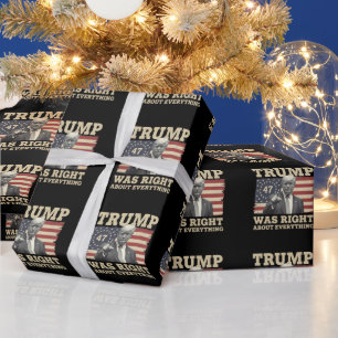 Papel De Presente Trump Estava Certo Sobre Tudo EUA América