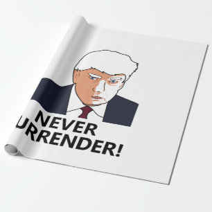 Papel De Presente Trump Nunca Devolva Mug Shot