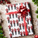 Papel De Presente Trump Santa Hat Dance Christmas | Trump Dancing<br><div class="desc">Engraçado Donald Trump Com O Bloco De Dança De Santa Hat</div>