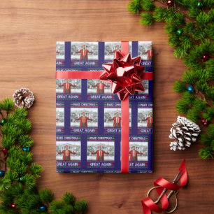 Papel De Presente Trump Santa Hat Trump Torne Excelente de Natal n