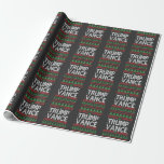 Papel De Presente Trump Vance Election Feia Christmas Sweater<br><div class="desc">trump vance,  eleição 2024,  campanha presidencial,  eleição de tropeço,  presidência de trump vance,  trump vance 2024,  campanha de tropeço,  campanha de dança,  eleição presidencial,  corrida presidencial de trump vance</div>
