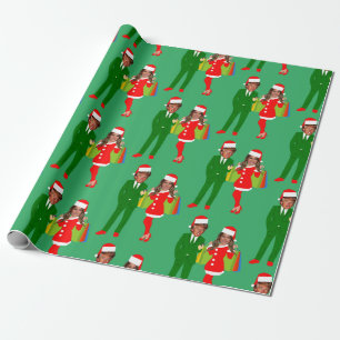 Papel De Presente trunfo do papai noel de Melania