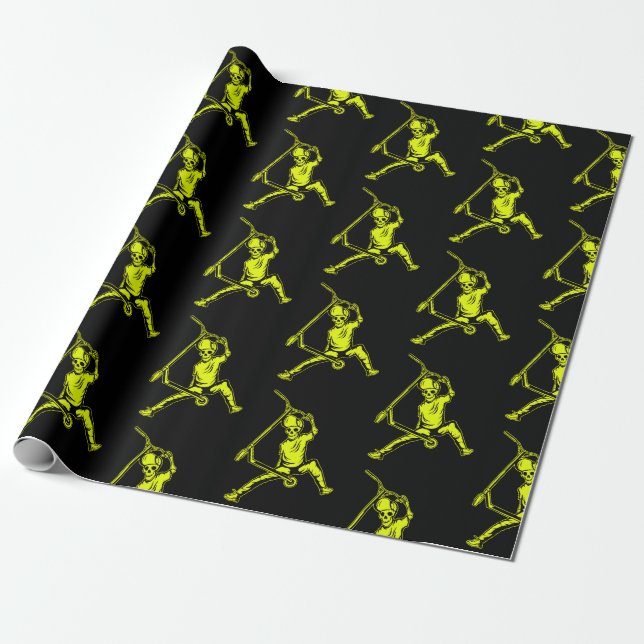 Papel De Presente Truques de Cavaleiro Sem Patinete Pro (Desenrolado)