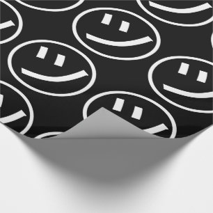 Papel De Presente ㋡ Tsu Kana Katakana sorrindo Emoji / Emoticon