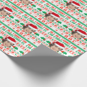 Papel De Presente Tudo o que quero no Natal é COA