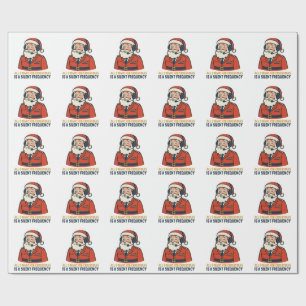 Papel De Presente Tudo o que Quero no Natal é uma Frequência Clara