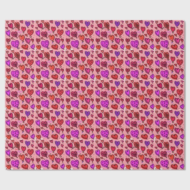 Papel De Presente Tudo o que você precisa é amor (Aberto)
