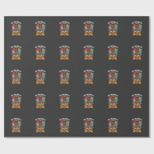 Papel De Presente Tudo o que Você Precisa É Amor e um Gráfico de Cac