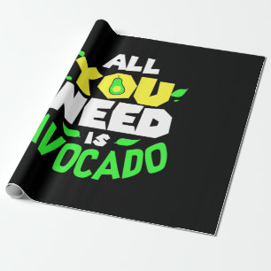 Papel De Presente Tudo Que Você Precisa É Avocado