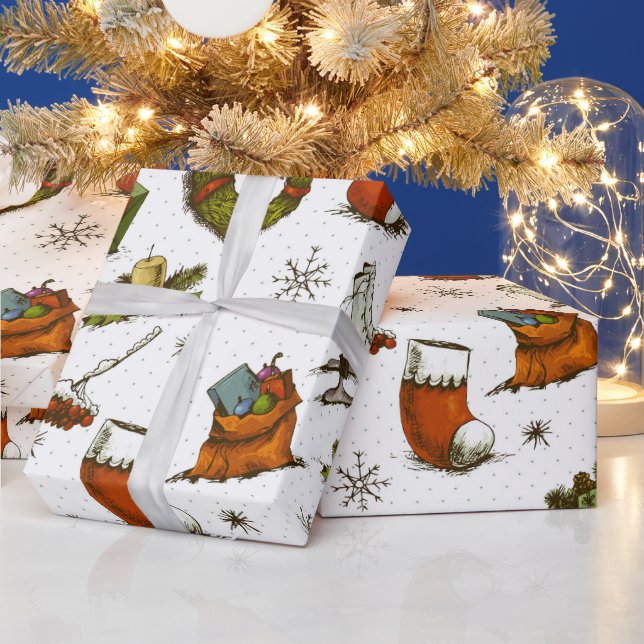 Papel De Presente Tudo Sobre o Natal (Feriados)