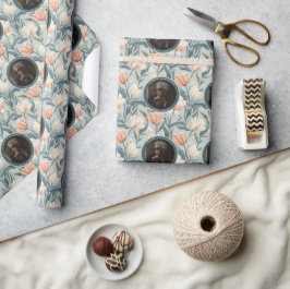 Papel De Presente Tulipa da Moda Flor de Primavera Aniversário