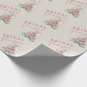 Papel De Presente Tulipa Rosa do chá de panela