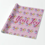Papel De Presente Tulipas Cor-de-rosa Tulipas florais Molho de Aquar<br><div class="desc">Siga Seu Papel De Moldagem De Cotação Inspiracional De Joy. Um glorioso design floral de aquarela. Projetado a partir das minhas pinturas de aquarela originais,  que pintei a partir do meu próprio jardim floral.</div>