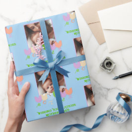 Papel De Presente Tulipas de Primavera de Fotografias Bonitas, Desej