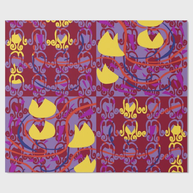 Papel De Presente Tulipbulbs Cupflowers (Aberto)