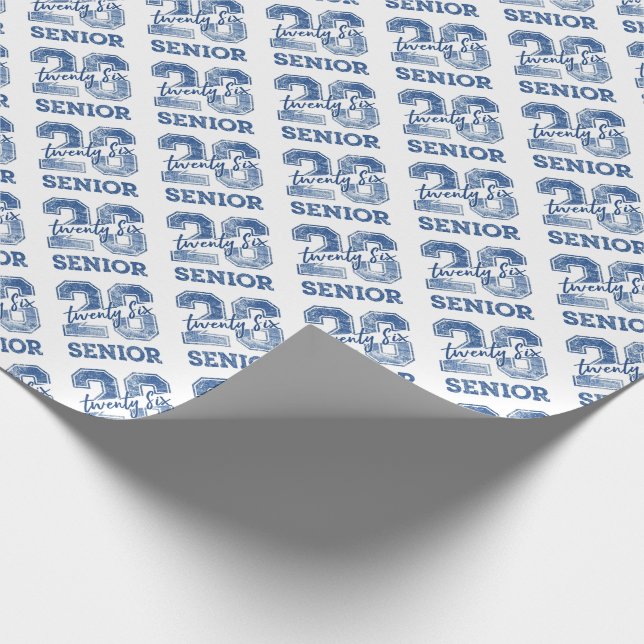 Papel De Presente Turma de 2026 Aluno do último ano (Ponta)